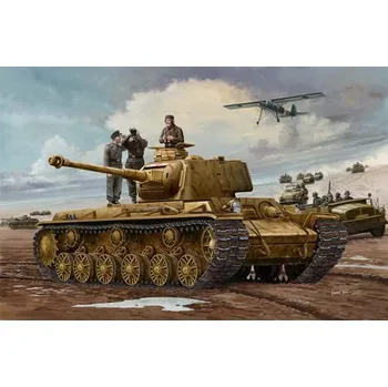 Plastikový model German Pz.Kpfm KV-1 756(r) Tank - Trumpeter 00366