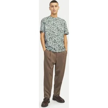 Pánské tričko Jack & Jones T-Shirt Lafayette 12250434 Zelená Relaxed Fit S