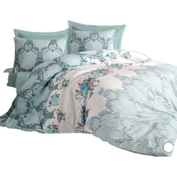 Povlečení Bavlněné povlečení Elegant modrá 200x220 70x90