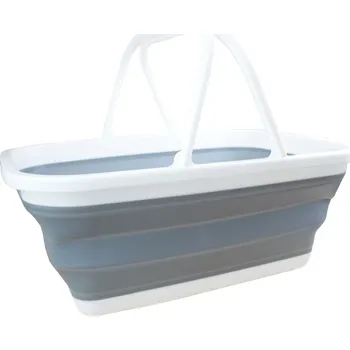 Žehlicí prkno Astoreo Koš skládací 15 l bílá/šedá 15 l 15 l