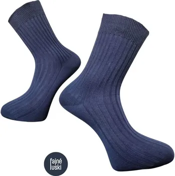 Pánské ponožky Ponožky 100% bavlna Zapo vel.42-43 modrá