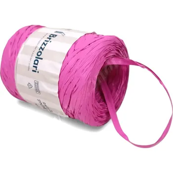 Stuha Rafie - matná, 5 m v balení, barva FUSCHIOVÁ