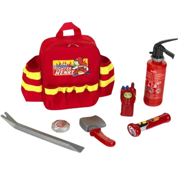 Hra na policii a hasiče Klein 8900 hasičský záchranářský batůžek s vybavením