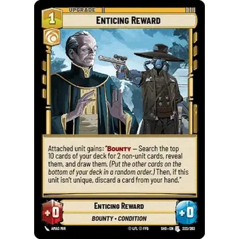 Sběratelská karetní hra Enticing Reward 222/262 - Shadows of the Galaxy Typ karty: Foil