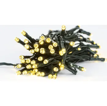 Vánoční dekorace Grundig Světelný řetěz 80 led venkovní /vnitřní tmavě zelená 8,925 m