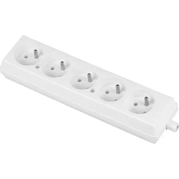 Elektrická vidlice JONEX Pětizásuvka GN-570 5x2p+Z 16A 250V bílá 20500360