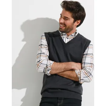 Dámská vesta Blancheporte Vesta, akryl antracitová 137/146 (4XL)