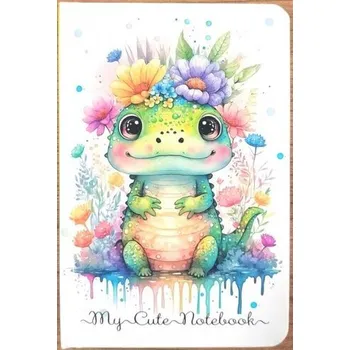 Set školních potřeb Notatnik140x95/64K kratka Krokodyl FRESH