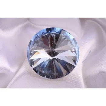 Dětské navlékací korálky Skleněný šaton rivoli 30mm - č.330