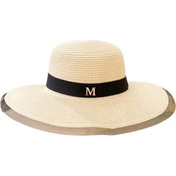 Čepice Flamenco Mystique Stylový dámský letní plážový slaměný klobouk s tylem CZ48
