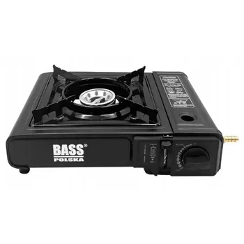 Turistický vařič Recenze BASS POLSKA 9016 plynový kempingový vařič černý