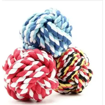 Hračka pro psa Psí hračka | bavlněné lano na kousání - D 8 cm