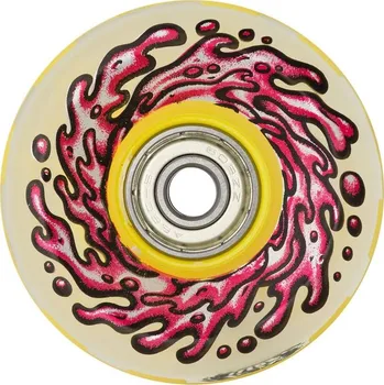 Kolečko na skateboard SLIME BALLS kolečka - 60mm Light Ups w/RED and YELLOW LED OG Slime 78a Wheels (132566)