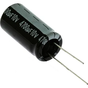 Elektronická součástka Jamicon Elektrolytický kondenzátor 4700uF/10V 13x26mm RM5 85°C
