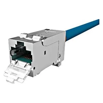 Konektor PERFORMANCE LINE modul RJ45, STP,Cat.6a 10Gb,4PPoE 100W,24ks SCHRACK