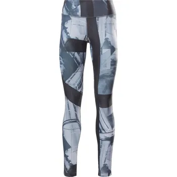 Dámské legíny Reebok Lux Bold Printed Leggings Womens Black 4 - 6 (XS)