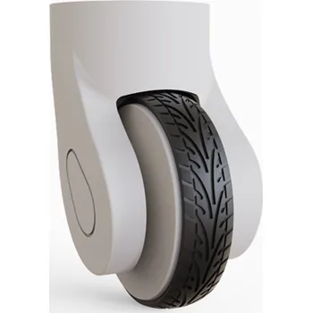 Příslušenství k zavazadlu Samolepící ochranná páska na kolečka kufru, 4 kusy - Černý