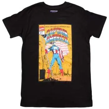 Merch Marvel Comics: Marvel Comics Unisex T-shirt: Captain America 50th Comic Cover (xx-large) XXL