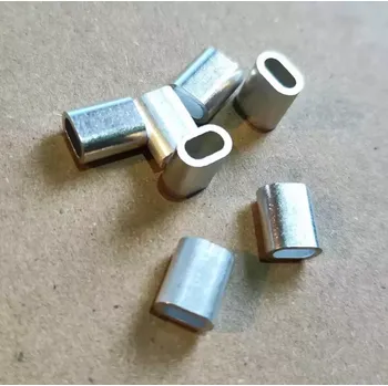 Lano Objímka hliníková lisovací 13mm, DIN 3093 - Al