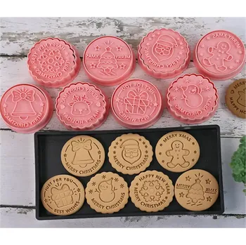 Vykrajovátko 3D vykrajovátka na sušenky - VÁNOCE 4 - 8 ks (Značka: TAKARA TOMY)