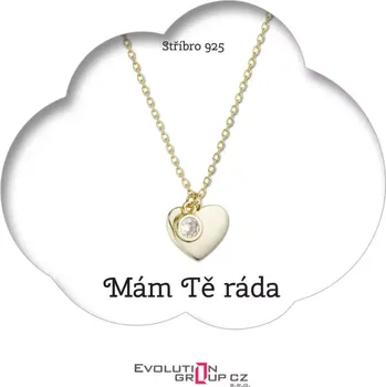 Náhrdelník Mám Tě ráda - OB15