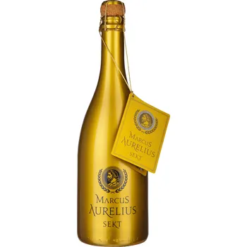 Marcus Aurelius zlatý sekt extra sec 0,75 l bílé šumivé víno Šlechtitelská stanice vinařská