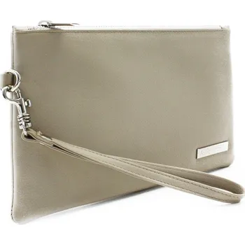 Peněženka Arwel Šedobéžová dámská kožená etue s poutkem 611-0025-24