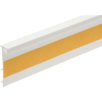 Podlahová lišta Cezar Kobercová lišta PVC - 101 Bílá (2,5m)