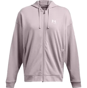 Dámská mikina Dámská mikina Under Armour RIVAL TERRY XS Růžová, Bílá