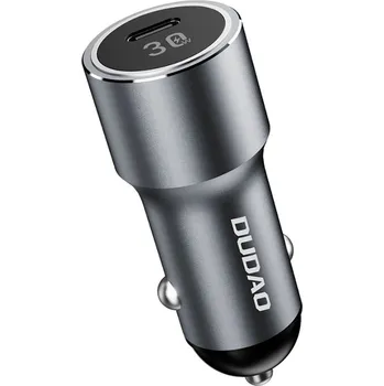 DUDAO 81526 DUDAO R14 Autonabíječka USB Typ-C 30W stříbrná