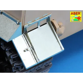 Cizojazyčná kniha Aber Models 1/16 Rear fenders for Tiger I Ausf.E-(Late version)