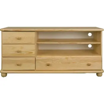 Televizní stolek Dřevěný televizní stolek z borovice masiv DN127