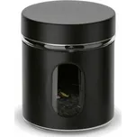 Dóza sklo d10x12cm ČERNÁ+průhled, 650ml