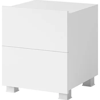 Noční stolek CALABRINI b | noční stolek | 40 cm | bílá lesk