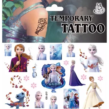 Odstranitelné tetování Dětské dočasné tetování - LEDOVÉ KRÁLOVSTVÍ - FROZEN 13 (Značka: TAKARA TOMY)
