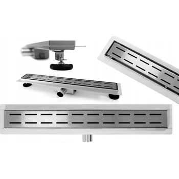 Odvodňovací žlab Odtokový žlab REA LINE 2 100 cm, chrom