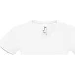 Astoreo Dámské bavlněné tričko do V bílá XL