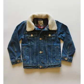 Pánský bomber Džínová bunda s lvíčkem - (3-4 roky) (Značka: RIVER ISLAND)