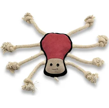 Hračka pro psa PafDog® pavouk Pajky z kůže a juty - 38 cm