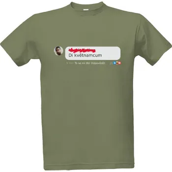 Pánské oblečení Tričko s potiskem Di květnamcum - světlý motiv pánské
