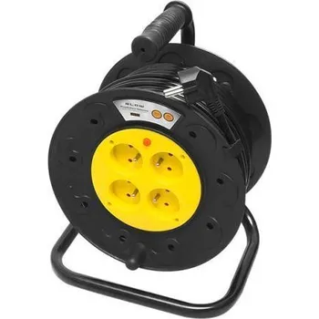 elektrický kabel LED21 Prodlužovací přívod na bubnu PR-61- 4 zásuvky 50m 3x2,5 PVC