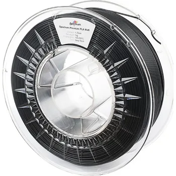 3D tisk Spectrum 3D filament, PLA Matt, 1,75mm, 1000g, 80236, deep black