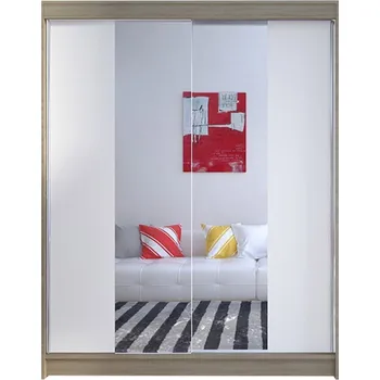 Šatní skříň Šatní skříň CAMINO II šířka 150 cm - dub sonoma/bílá