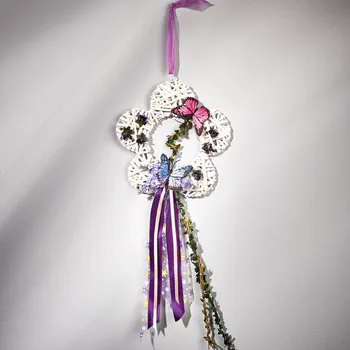 Dámské pantofle 3Pagen Ratanová ozdoba Motýli