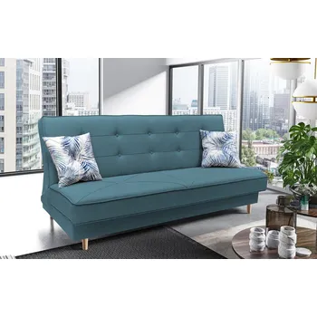 Sedací souprava Rozkládací pohovka 123 CHARLOTTE Tyrkysová