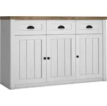 Komoda Provence K3SP Bílá