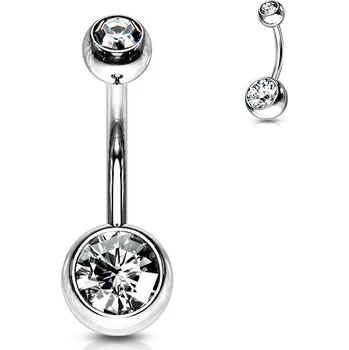 Piercing Piercing do pupíku banánek extra dlouhý 1,6 x 14 mm