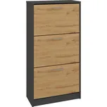 Botník Paula - antracit/dub artisan