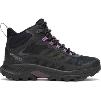 Dámská treková obuv Dámské outdoorové boty Merrell SPEED STRIKE 2 MID WP 5.5 Černá, Fialová