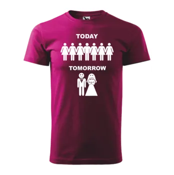 Pánské tričko Rozlučkové tričko TODAY - TOMORROW
